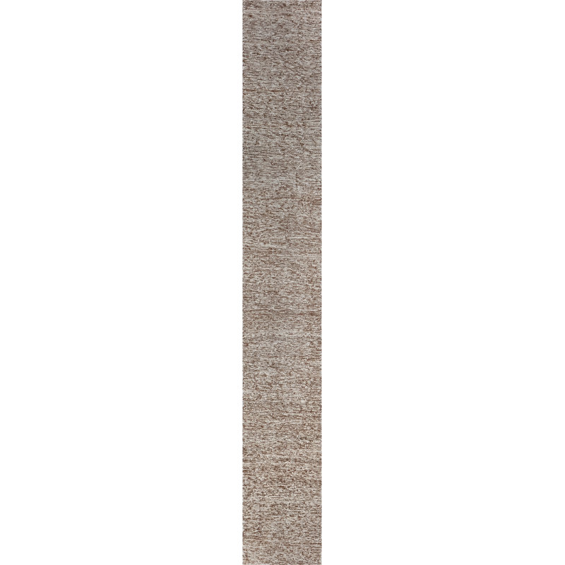 One-of-a-Kind Runner 1'8" X 11'7" New Age Runner Wool Area Rug in Beige/Brown