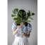 Collection French Home Home Decor - 5 avec plante artificielle, vase, plateaux, tabouret et table d'appoint