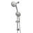 5" Multi Function Dual Shower Head, with Adjustable Slide Bar,Chrome-129755316