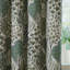 Ophelia Jacquard Floral Room Darkening Pencil Pleat Curtains-679212686