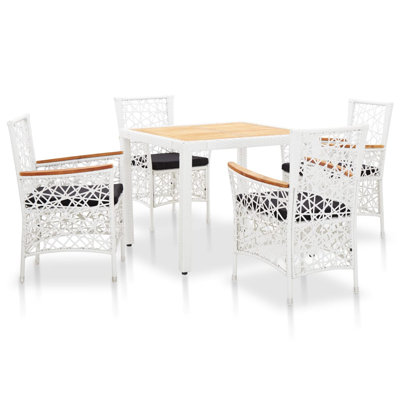 Burcin Square 4 - Person Dining Set with Cushions by Corrigan Studio