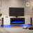 Bhhatu 80" TV Stand with Electric Fireplace Included, White-98876979-99357219