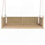 Lit double en bois massif d'extérieur classique en bois massif, cadre de balançoire en rotin de jardin avec longues cordes pour la piscine-1318169660