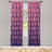 Microfiber Floral Semi-Sheer Rod Pocket Curtain Panels-61298555-61941733