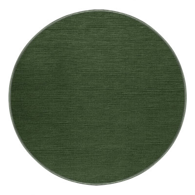 Tapis vert uni lavable à la machine