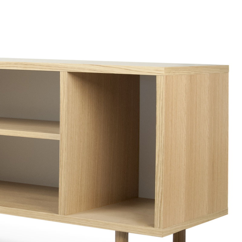 Adah 165cm Sideboard, Oak - White., Oak