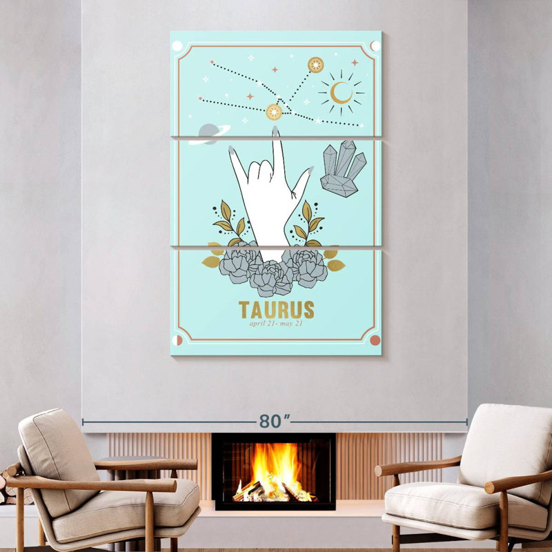 Adella Taurus I, 74" H x 48" W
