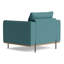 Fauteuil d'appoint en velours azur, vert olive-569988677