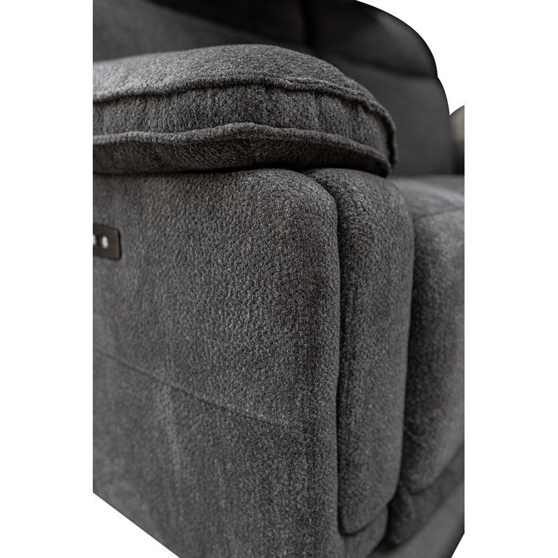 Renika Sofa, Charcoal, 3