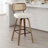 Adianey Swivel Upholstered Rattan Back Counter & Bar Stool-32657585-29158841-39497086