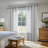 Mkenzi Polyester Semi-Sheer Gromments Curtain Pair-1023643268-1023643276