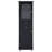 63" Tall Bathroom Storage Cabinet With Glass Doors, Free-Standing, Two Drawers, And Adjustable Shelves, MDF Board, Painted Black - Perfect For Displaying Your Favorite Items-725327415