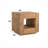 Oak Finish End Table