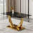 Dining Table Set, Modern Rectangular Dining Table With 2 Benches
