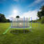 Trampoline 12 pi avec glissoire et balançoires