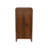 Modular 24-Bottle Wine Bar Cabinet in Brown Walnut, Perfect for Wine Enthusiasts and Elegant Home Decor.-981294049