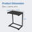 27'' H x 14'' W Laptop Cart