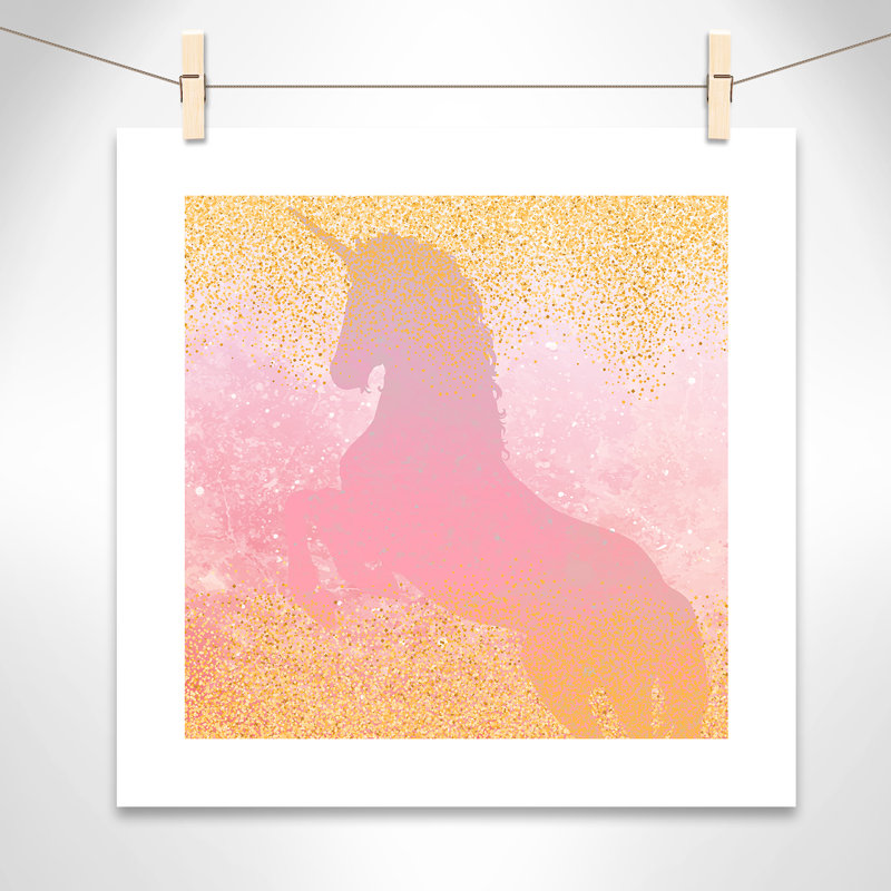 Les licornes sont vraies 3, H 20" x l 20" x P 1", Papier