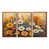Toile avec cadre flottant brun