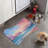 Watercolor Shoreline - Bone Shape Feeding Mat
