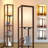 63 in Column Dimmable Floor Lamp with Remote Control and Charging Station