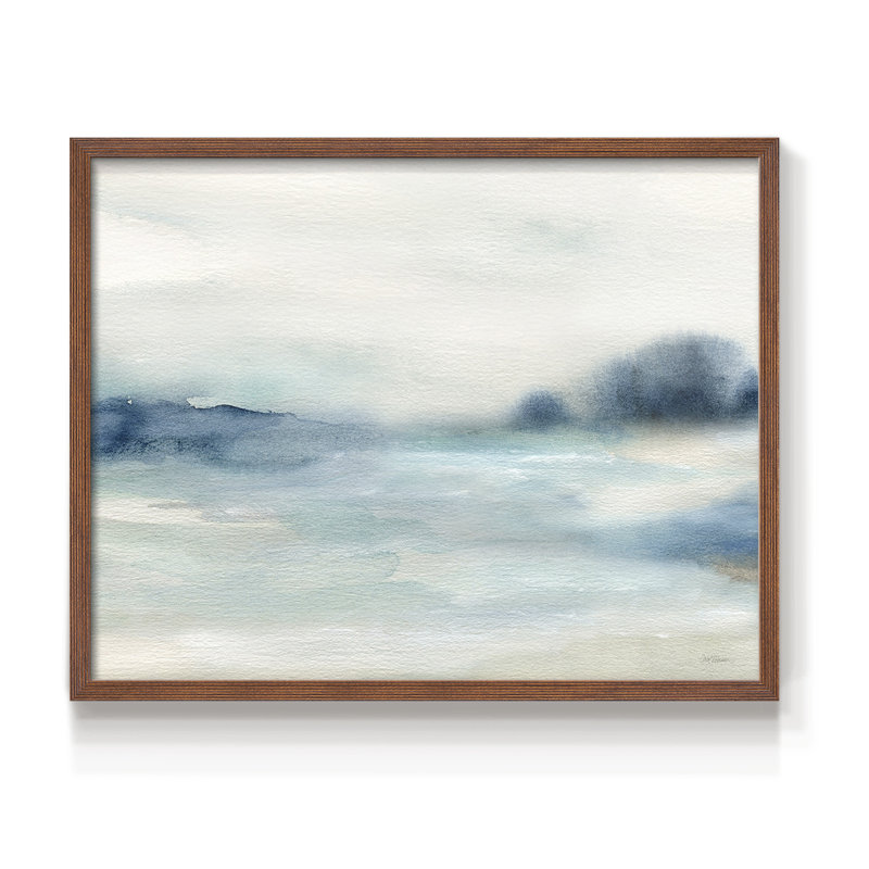Simply Soft Morning -Framed Print - Restickable, Noyer, H 16 po x l 20 po
