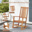 Chaise berçante de patio à bascule ergonomique pour l'extérieur