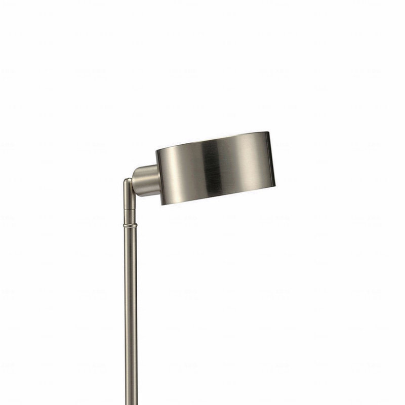 Lampe de table - 1 pièce de style contemporain simple avec structure en métal nickelé et tête réglable
