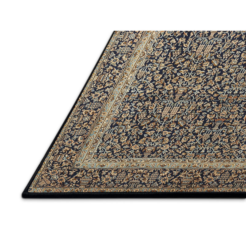 Tapis brun à motif oriental, Rectangle 5 pi x 7 pi
