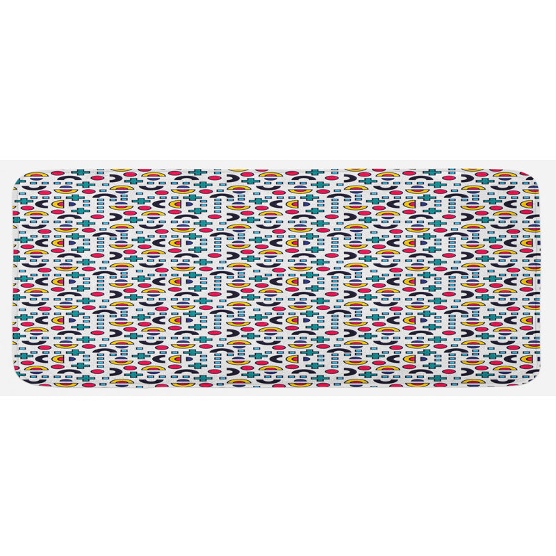 Modern & Contemporary Synthetic Kitchen Mat