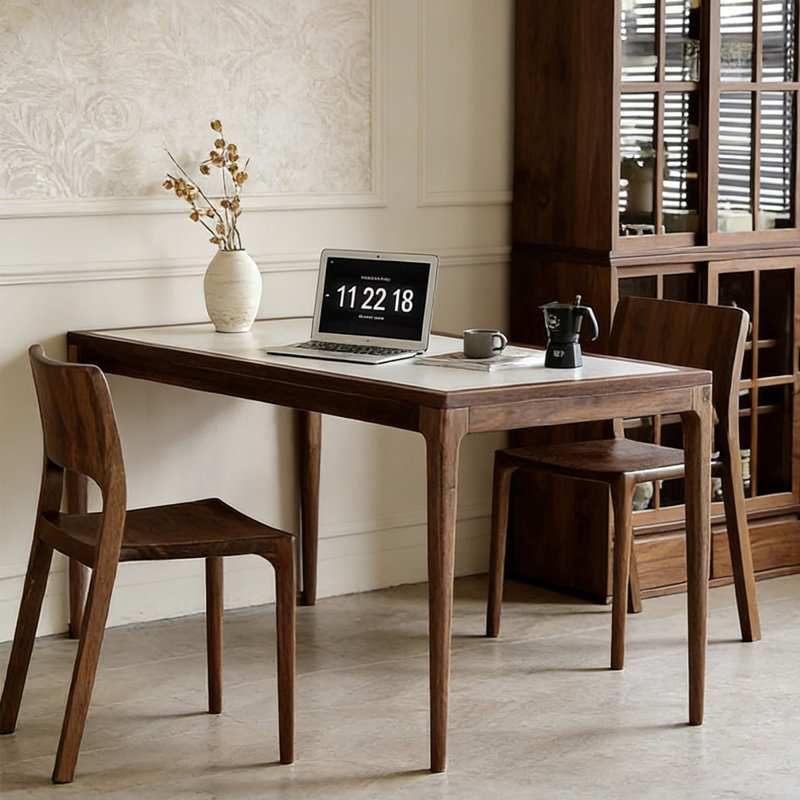 Table de salle à manger rectangulaire simple, 29.53"H x 55.12"L x 31.5"W