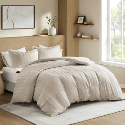 3 couettes avec attaches de coin intérieures, infroissables, toxines, adaptées aux peaux sensibles dans les chambres primaires
