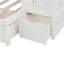 Lit convertible inférieur, tablettes et tiroirs de rangement, gris-1663956573
