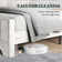 57" Modern Platform Bed Frame, with 2 Reading Lights