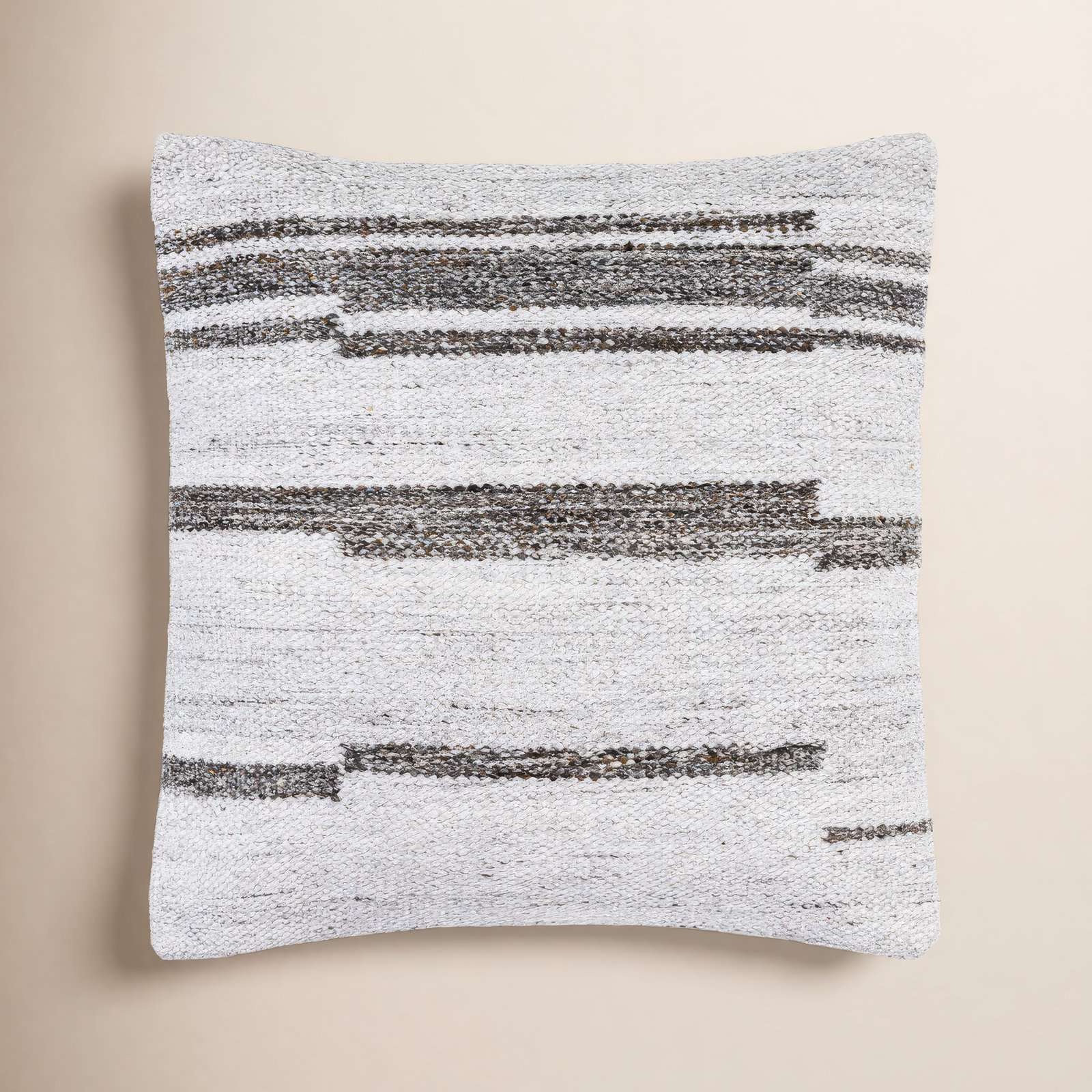 Weaver Throw Pillow, Polyester/Polyfill, 22" x 22"