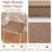Outdoor Chair Cushion Set of 2 Waterproof Fade-Resistant Olefin Seat Cushions-523982084
