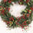 24" W Pre-Lit Frosted Artificial Wreath