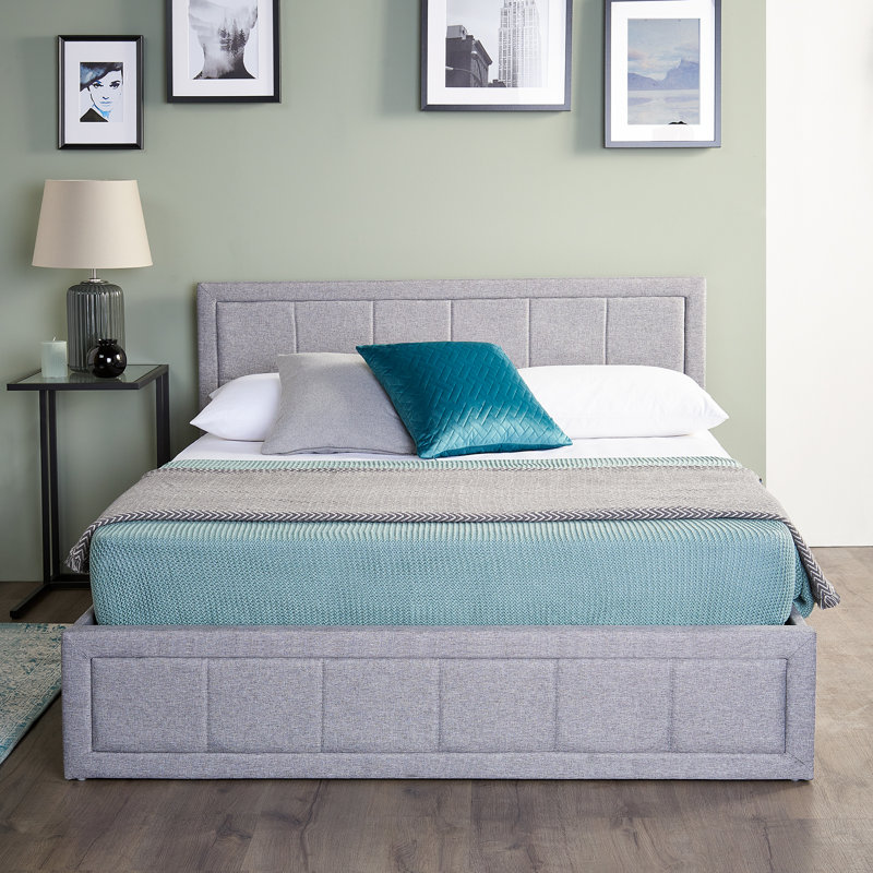 Ethredge Upholstered Lift Up Storage Bed, Double (4'6)