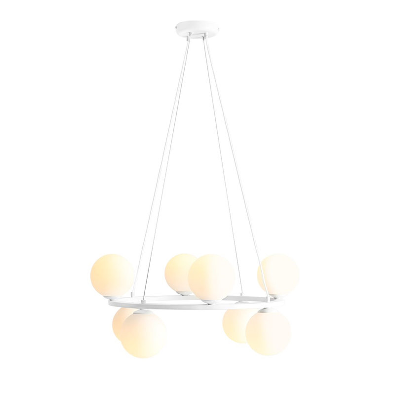 8 - Light White Cluster Pendant