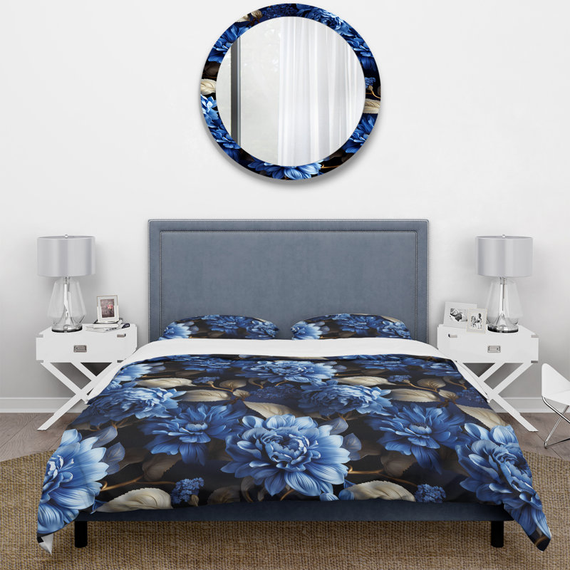 Ensemble de housse de couette Regal, Housse de couette pour grand lit et 2 taies décor