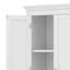 Armoire de rangement autoportante pour salle de bain avec 2 portes, tablette réglable et 3 tiroirs-1906357808