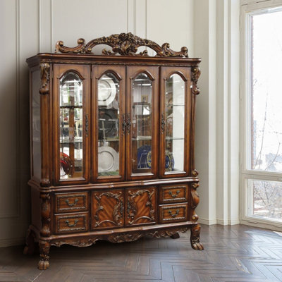 Buffet et huche en chêne cerise Ortega