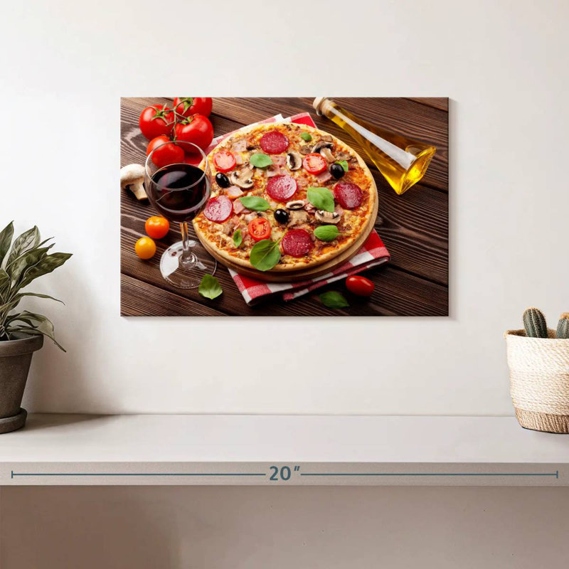 Yarlin Pizza Fresh From Oven, 8" H x 12" W