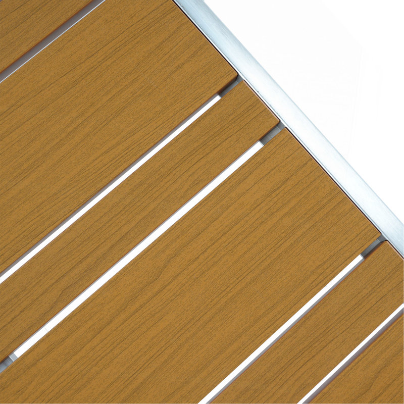 Table basse d'extérieur en aluminium