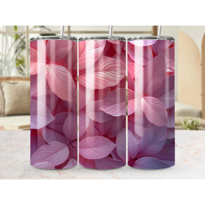 Choose Handmade Tumblers 591ml Vacuum Insulated Stainless Steel (18/8) Travel Tumbler with Straw