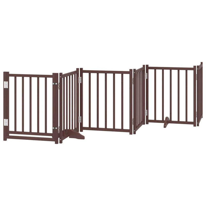 Malawi Solid Wood Dog House Door, Brown, 60cm H x 450cm W x 2cm D