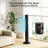 Electactic 43" Tower Fan With 85° Oscillation, Remote Control, 3 Modes & 12h Timer-125491369