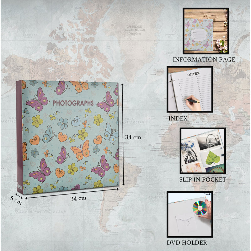 Large Slip in Butterfly Binder