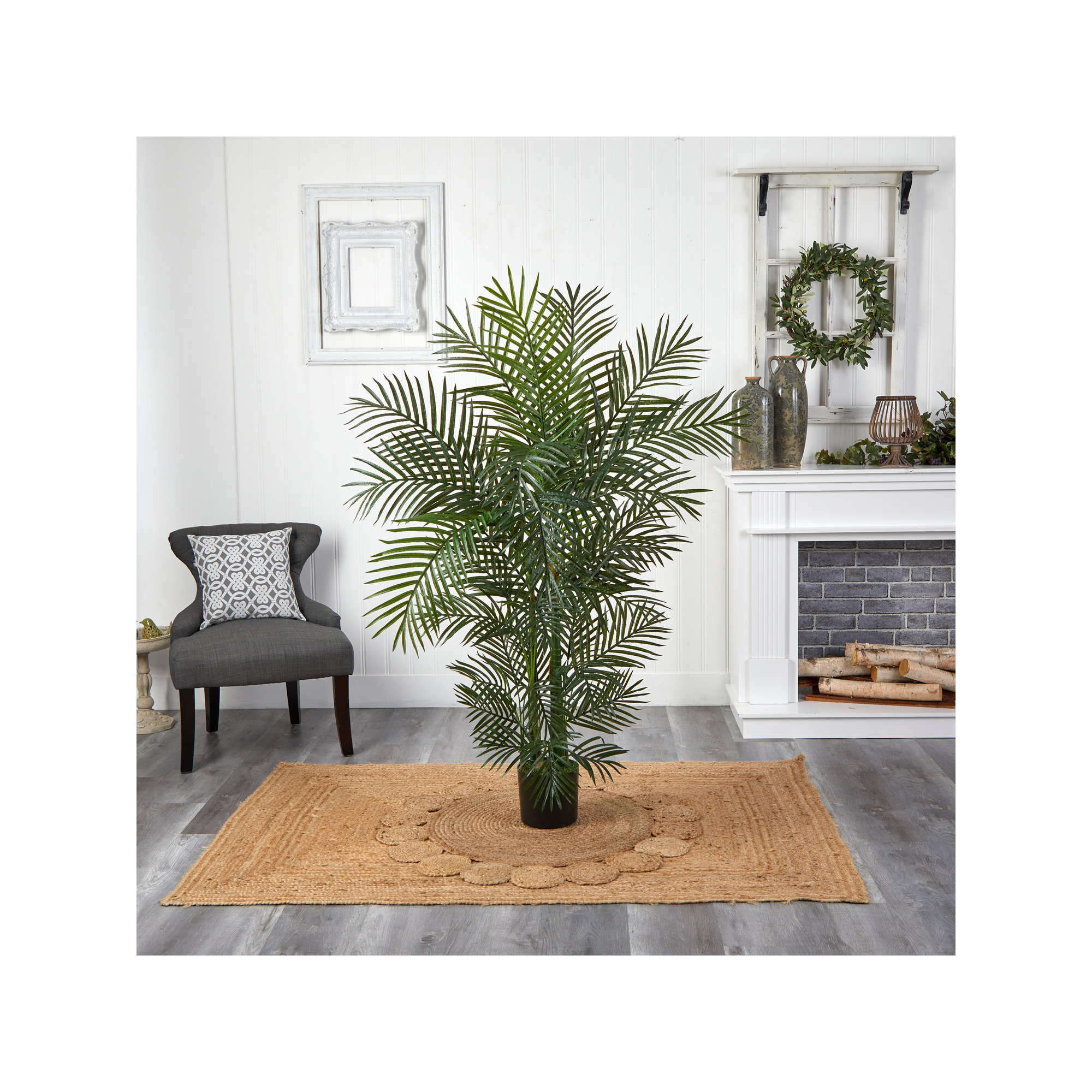 Sommer Areca Palm UV Resistant (Indoor/Outdoor), 30" H x 24" W x 24" D