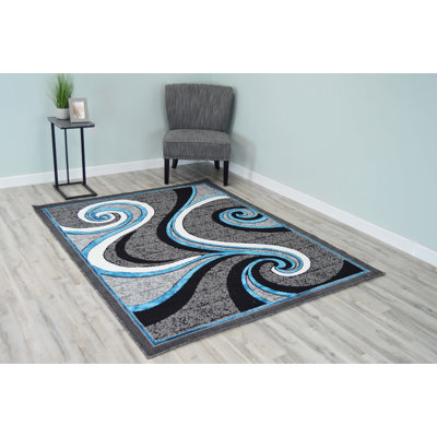 Auley Performance Abstract Indoor Rug